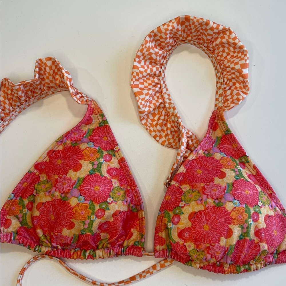 StrawberryMilkMob Citrus Kiss triangle Bikini top